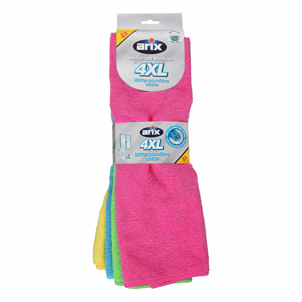 Arix Microfibre Cloths Extra Large Pack of 4