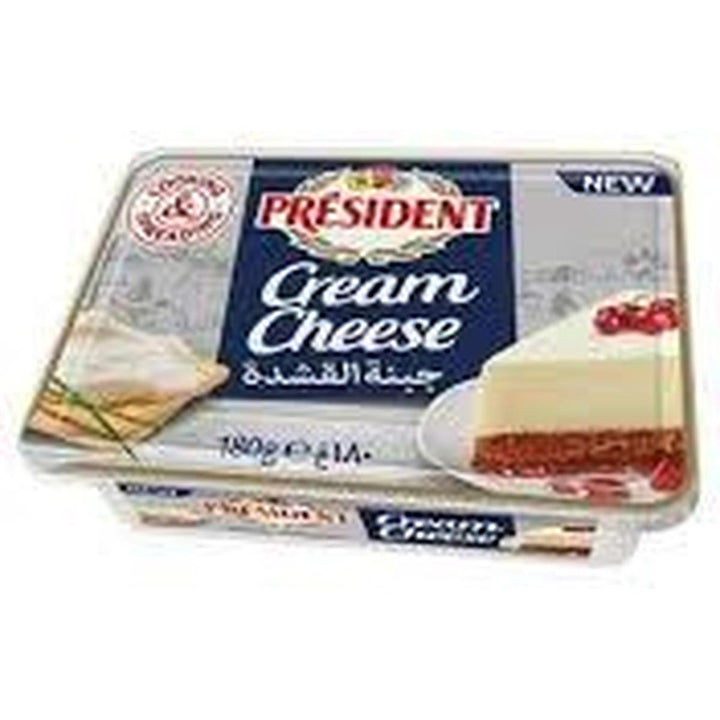 PRESIDENT CREAM CHEESE TUB 180G