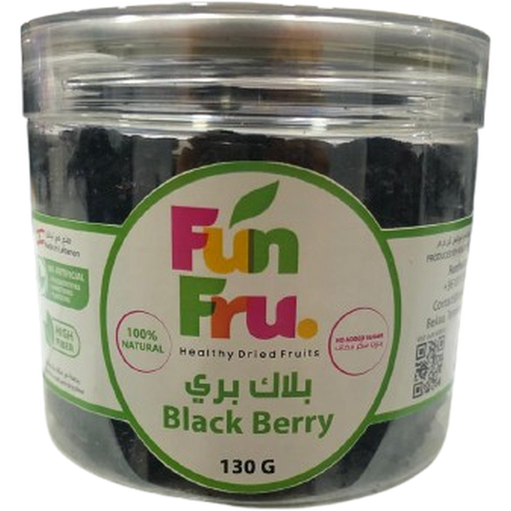 FUN FRU DRIED BLACK BERRY 13G