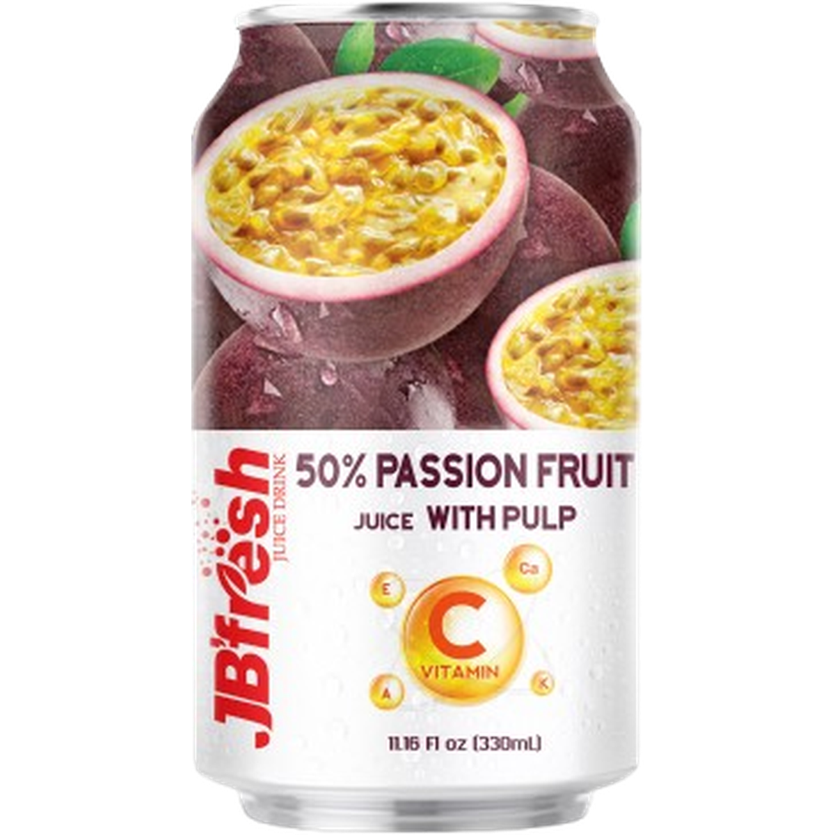 JB FRESH DRINK CAN 330ML PASSION FRUIT