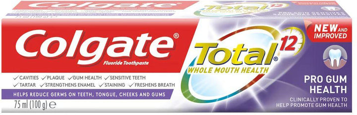 COLGATE TOTAL 12 PRO GUM HEALTH TOOTH PASTE 75ML