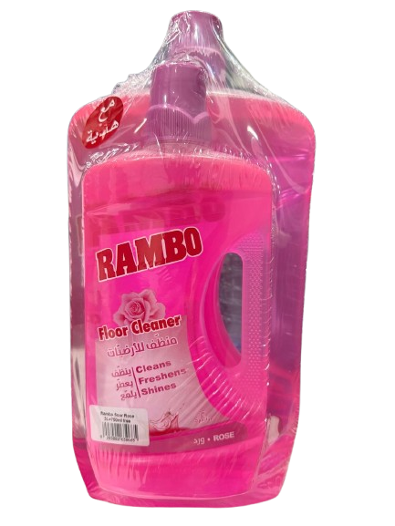 Rambo Floor Cleaner Rose 3L + 750ml Free