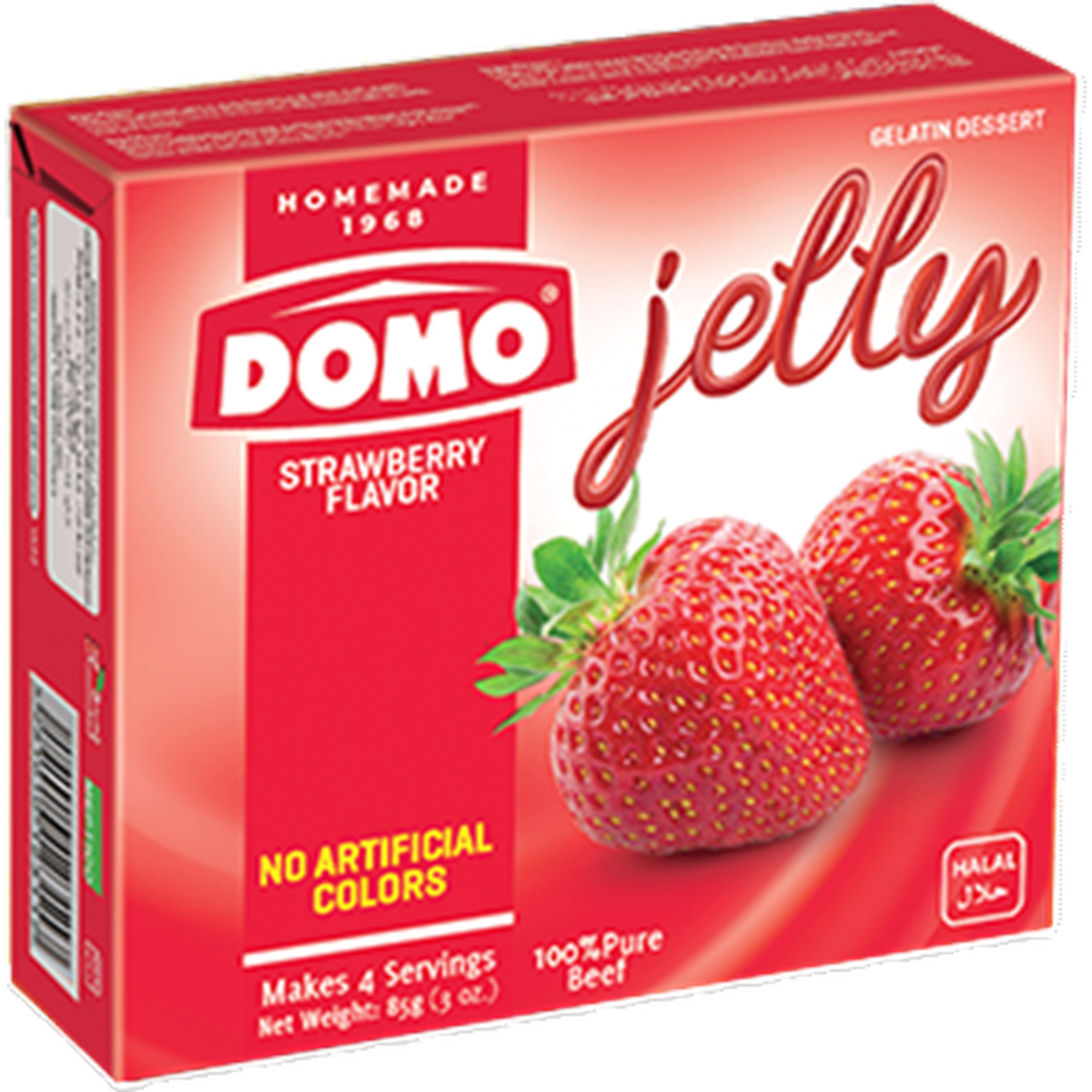 DOMO JELLO STRAWBERRY 85G