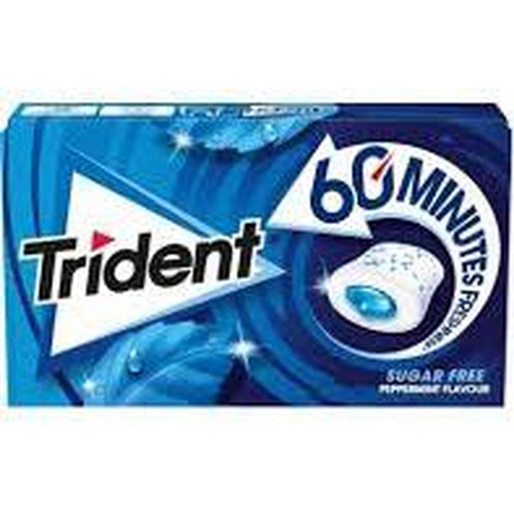TRIDENT SUGAR FREE PEPPERMINT 22G