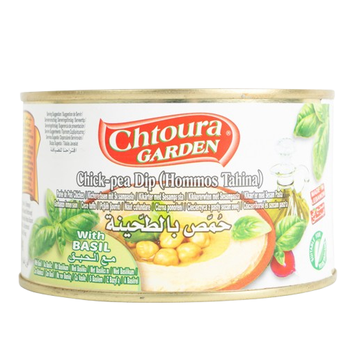 CHTOURA GARDEN HOMMOS TAHINA WITH BASIL 420G