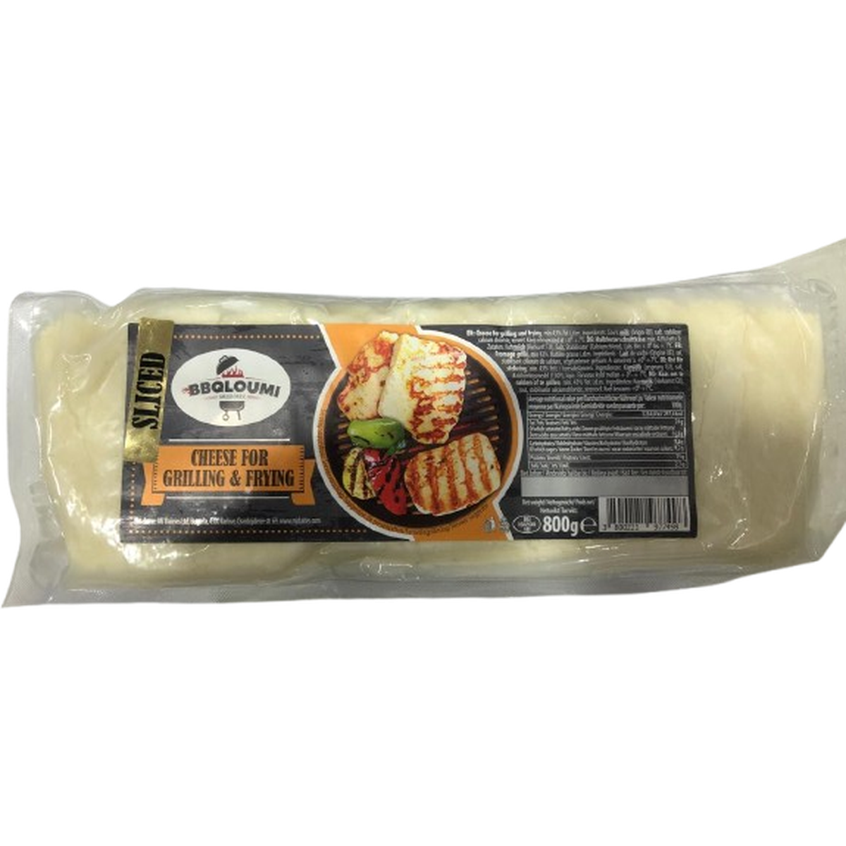 BBQLOUMI CHEESE SLICED 800G