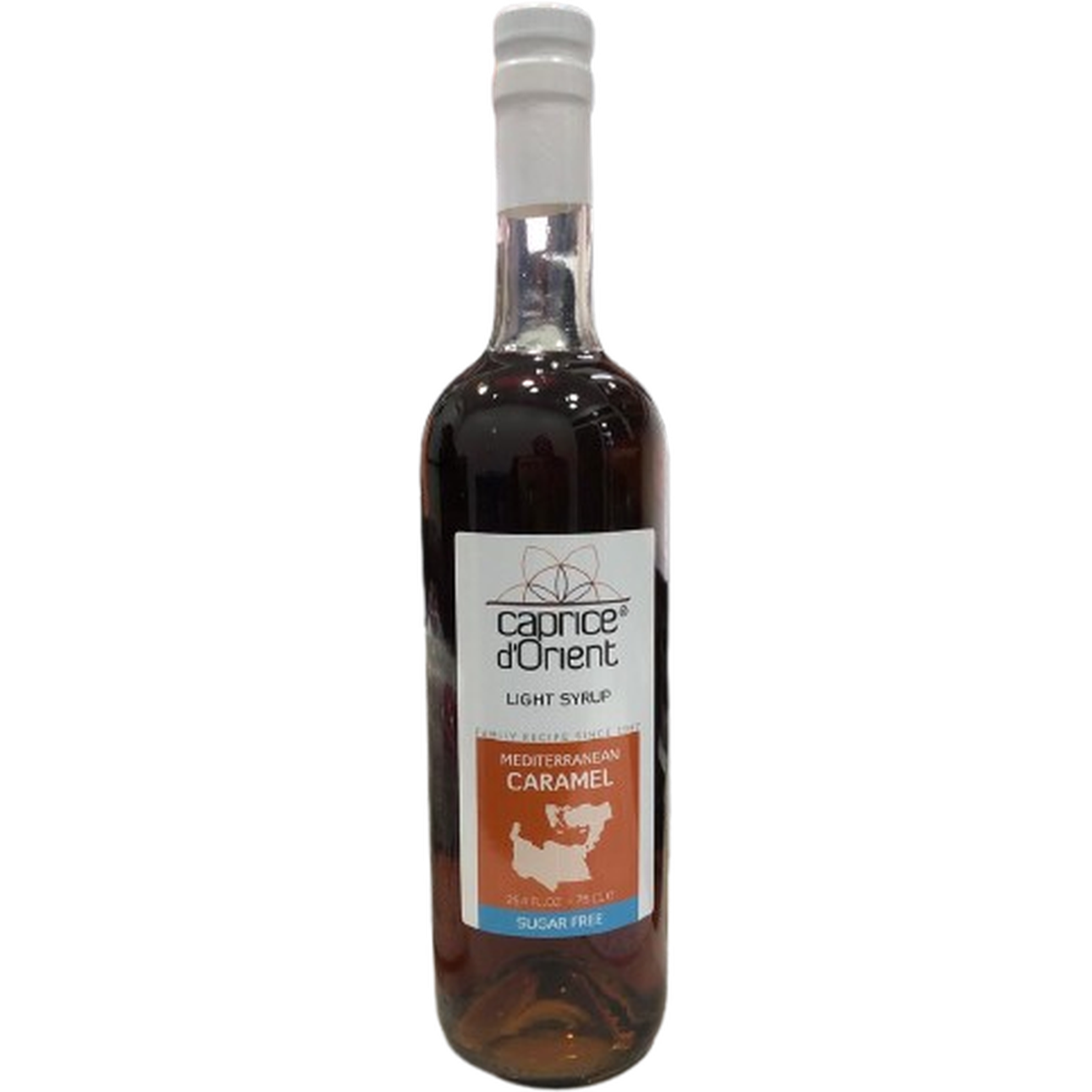CAPRICE D'ORIENT SUGAR FREE SYRUP 750ML CARAMEL