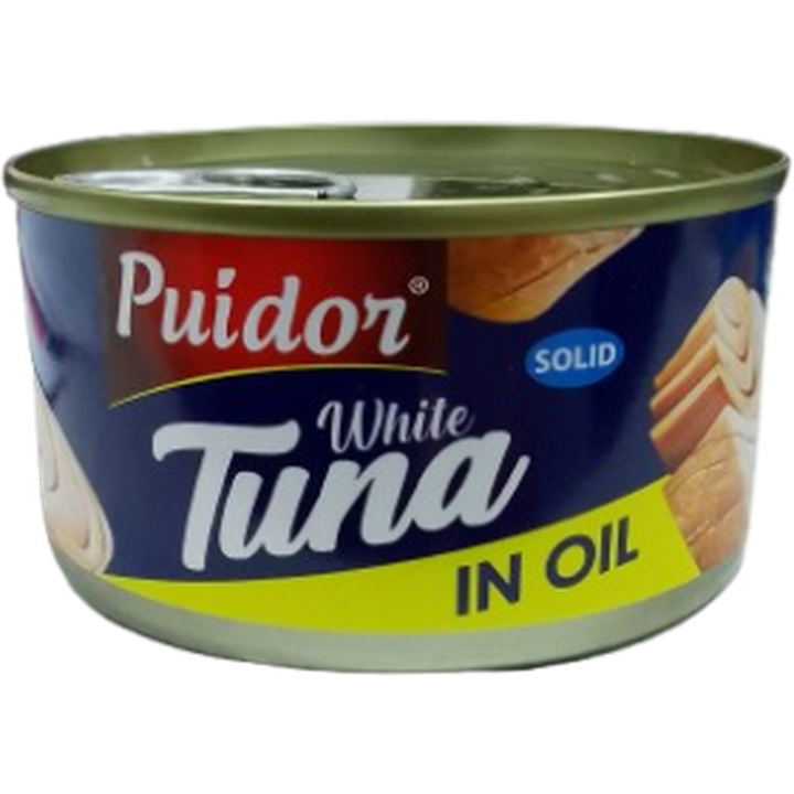 PUIDOR WHITE TUNA 185G IN OIL