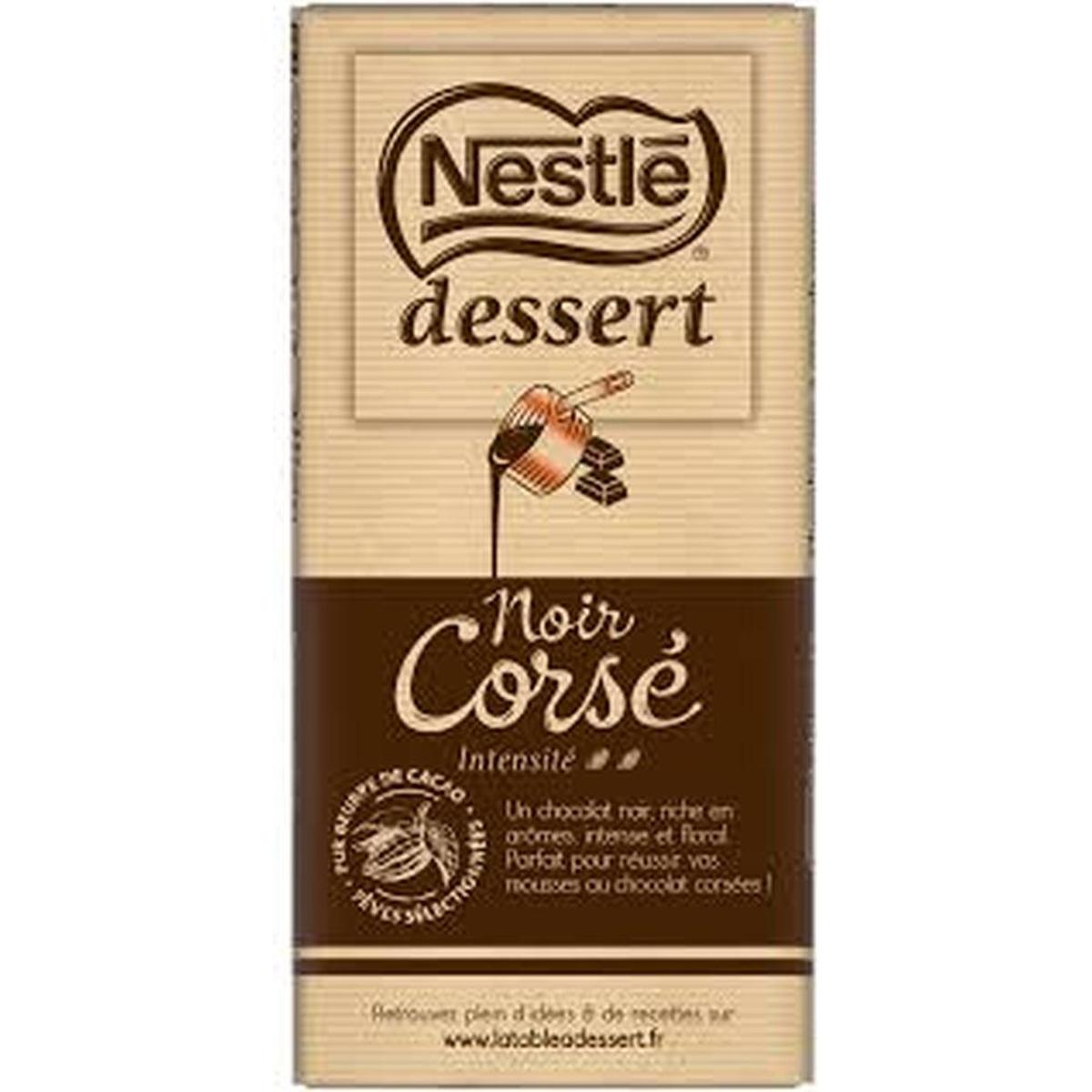 NESTLE DESSERT CHOCO NOIR CORSE 200G