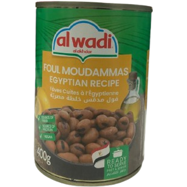 AL WADI AL AKHDAR FOUL MOUDAMAS EGYPTIAN RECIPE 400G