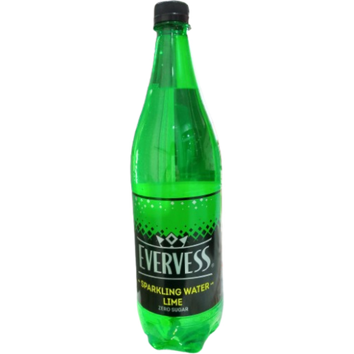 EVERVESS SPARKLING WATER ZERO SUGAR 1L LIME