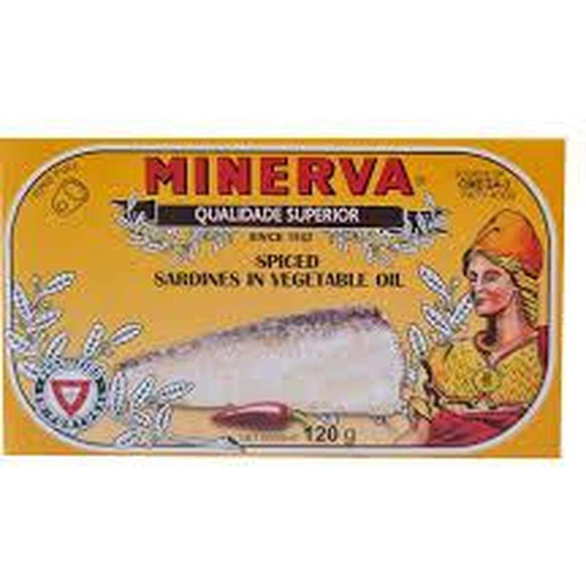 MINERVA SARDINES 120G IN OIL