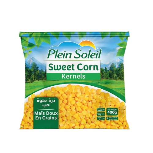 PLEIN SOLEIL FROZEN SWEET CORN KERNELS 400G