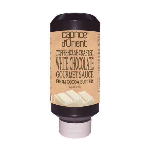 CAPRICE D'ORIENT WHITE CHOCOLATE GOURMET SAUCE 0.8L