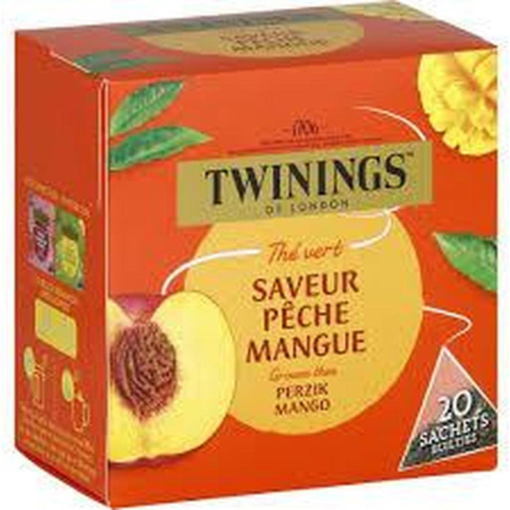 TWININGS TEA PEACH & MANGO *20 BAGS