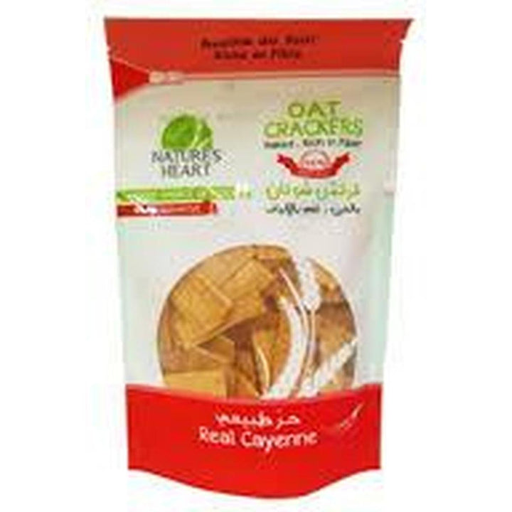 NATURE'S HEART OAT CRACKERS 150G REAL CAYENNE