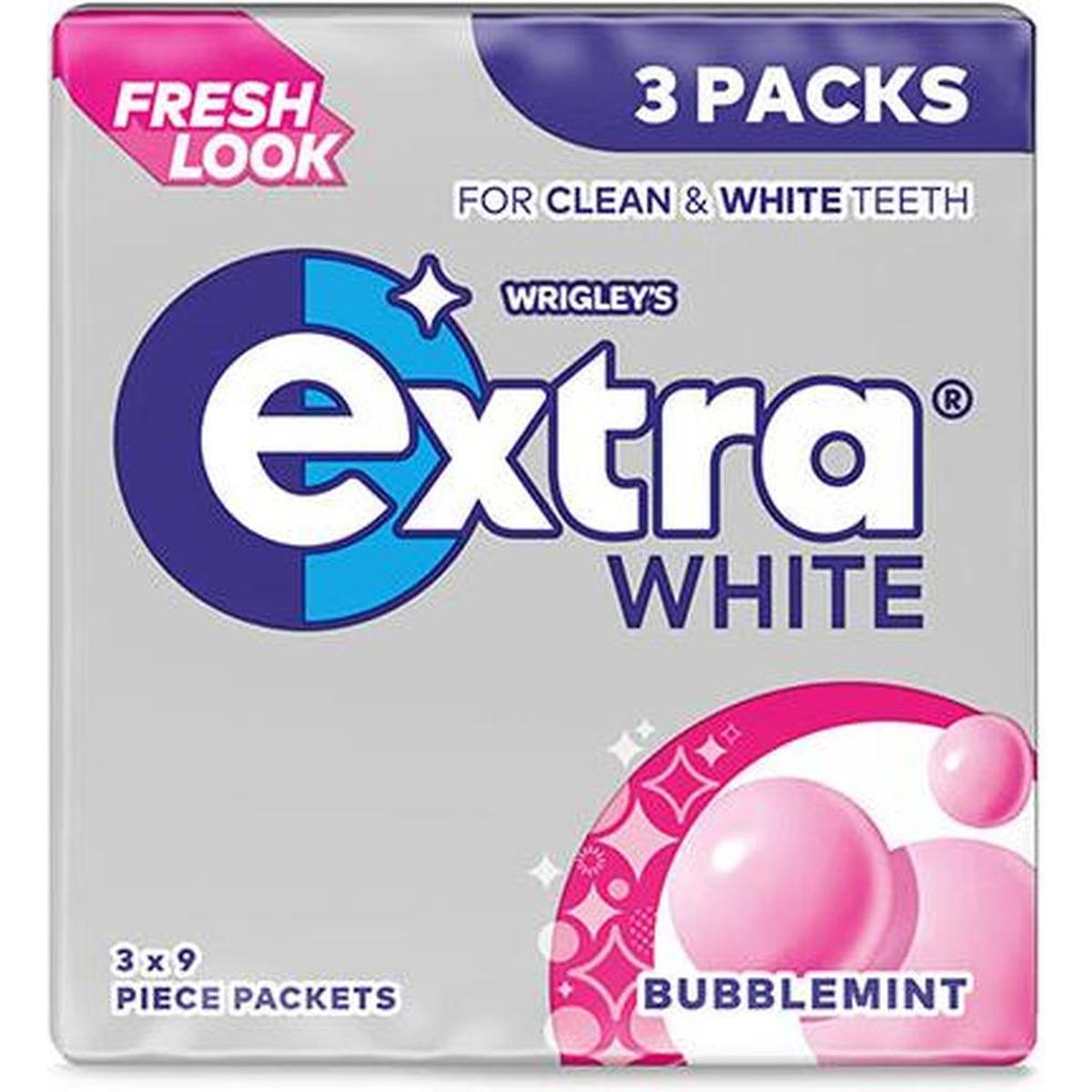 EXTRA CHEWING GUM 12.6G BUBBLEMINT