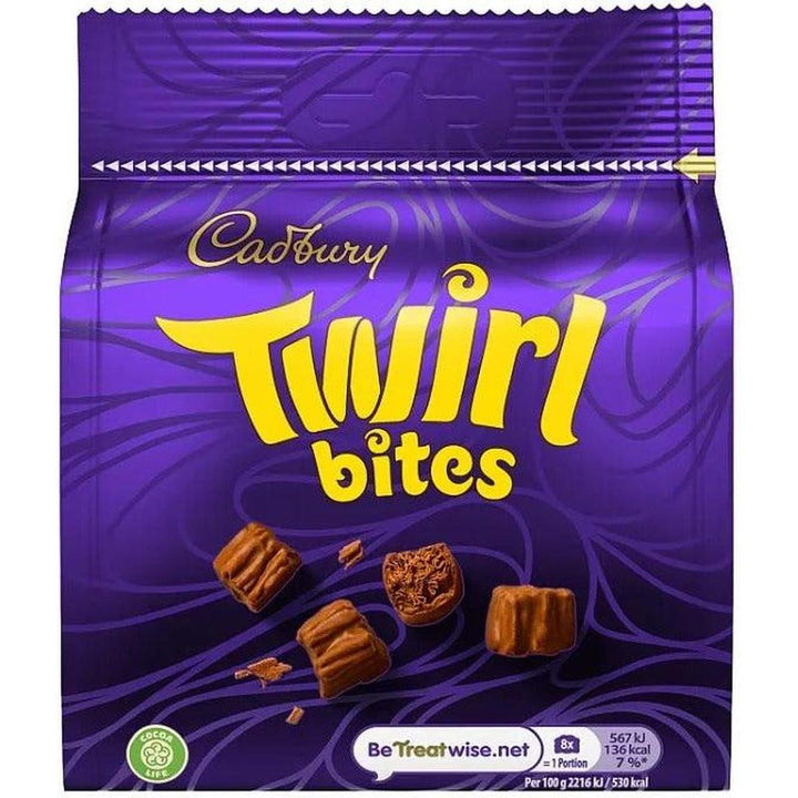 CADBURY BAGS TWIRL BITES 85G