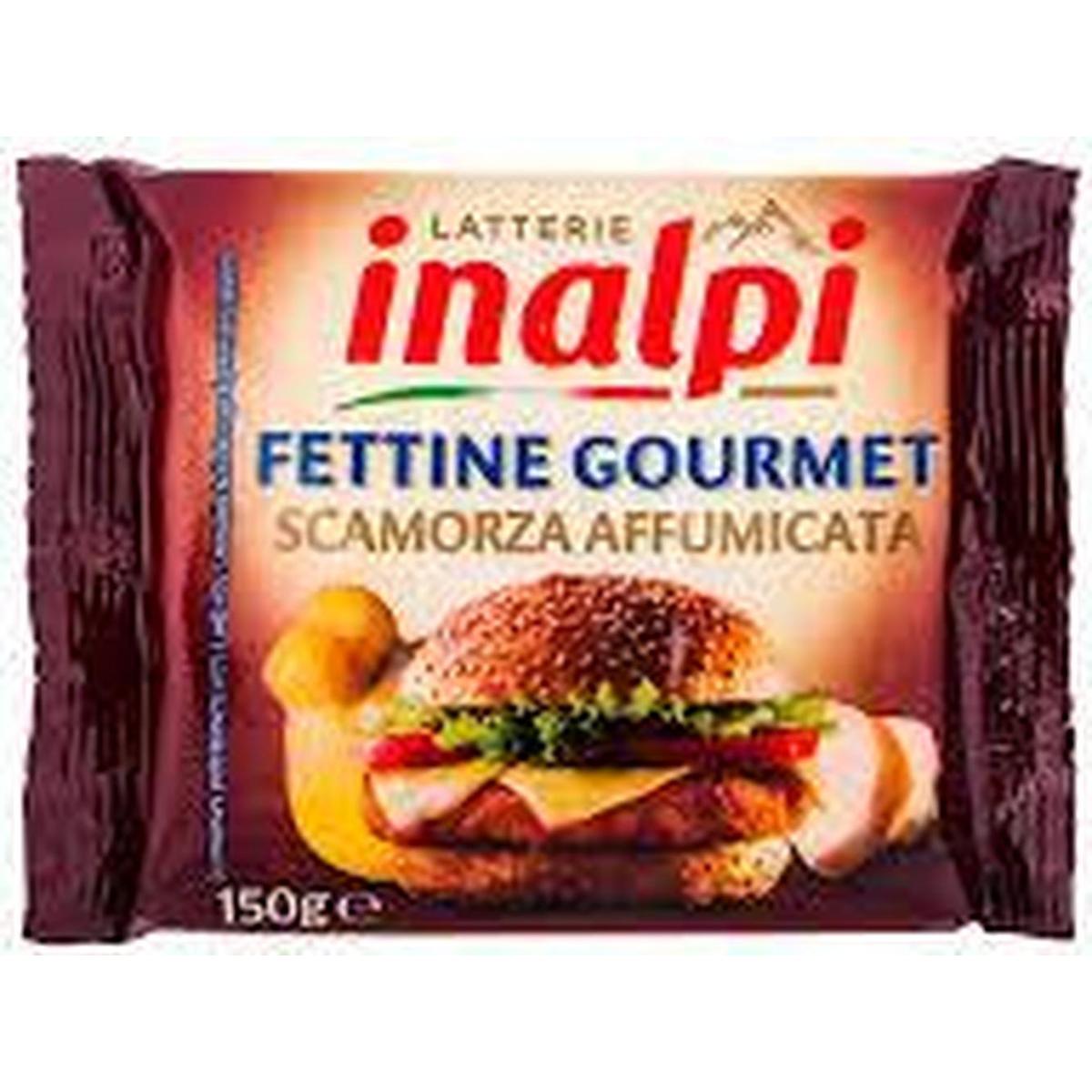 INALPI SCAMORZA AFFUMICATA GOURMET CHEESE SLICES 150G