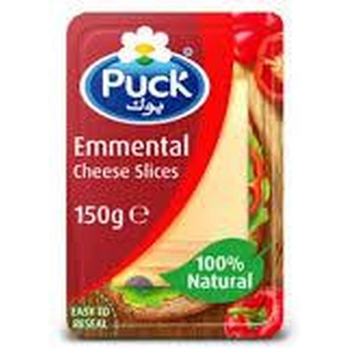 PUCK EMMENTAL CHEESE SLICES 150G