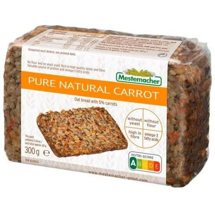 MESTEMACHER OAT BREAD 300G PURE NATURAL CARROT