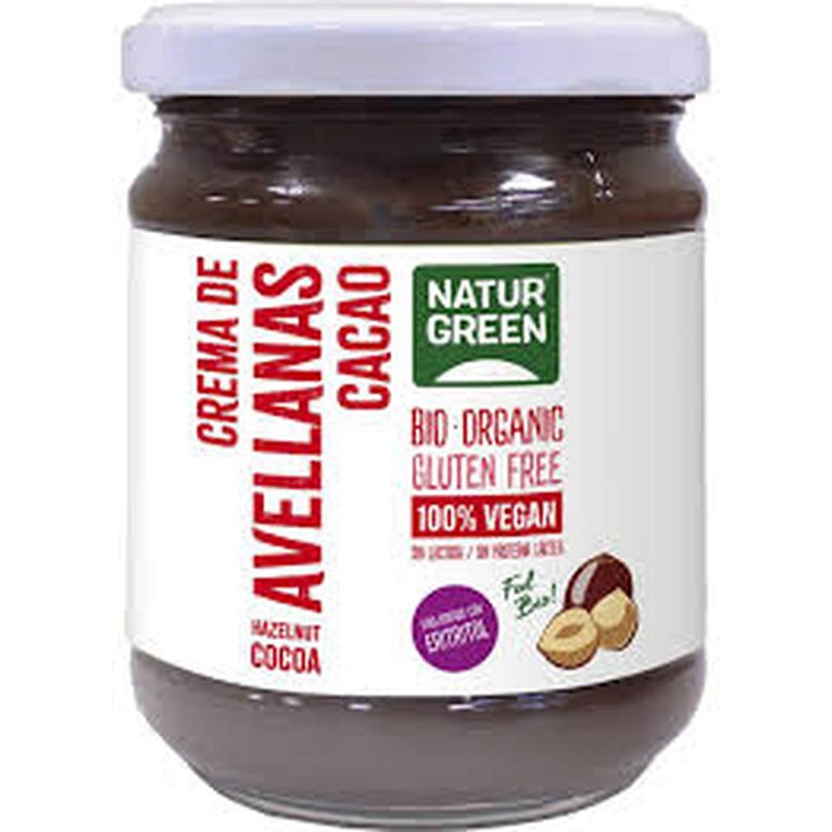NATUR GREEN COCOA 200G AVELLANAS HAZELNUT
