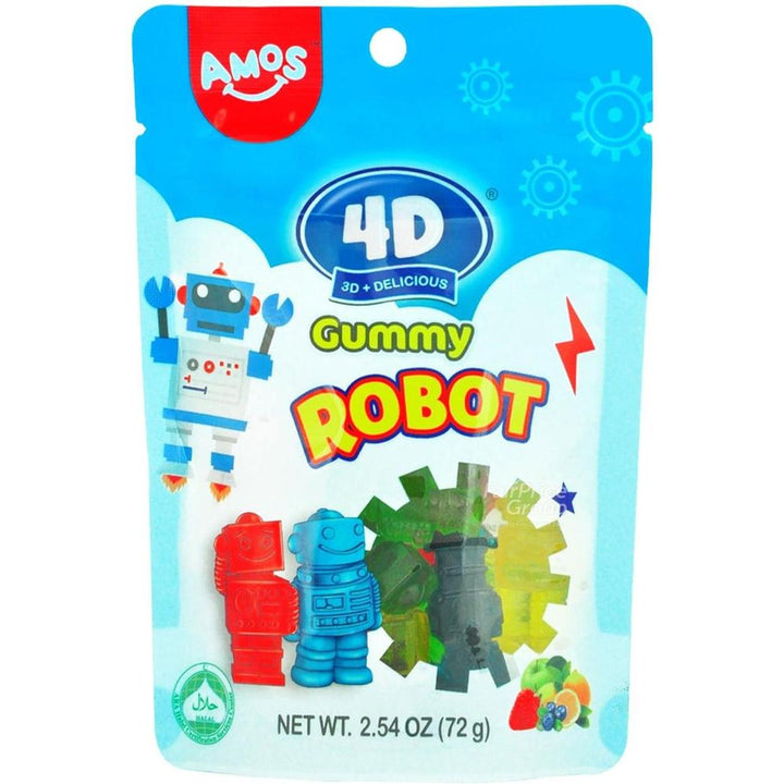 AMOS 4D GUMMY 72G ROBOT