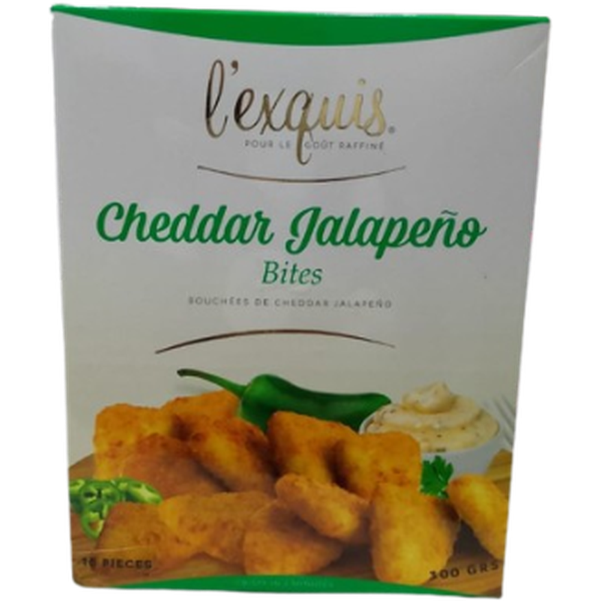 L'EXQUIS CHEDDAR JALAPENO BITES 300G
