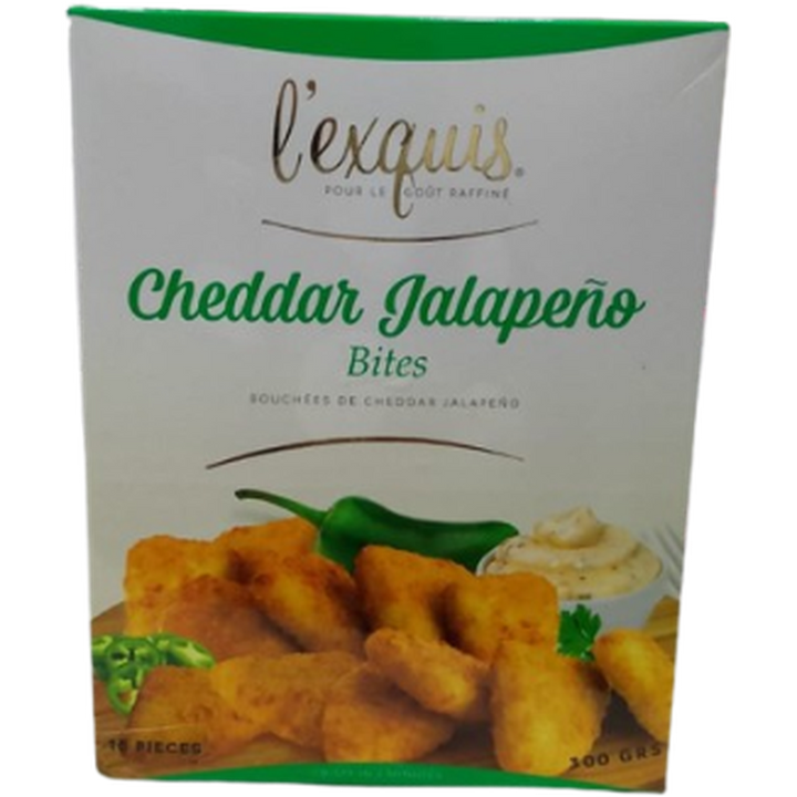 L'EXQUIS CHEDDAR JALAPENO BITES 300G