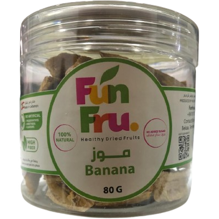 FUN FRU DRIED BANANA 80G