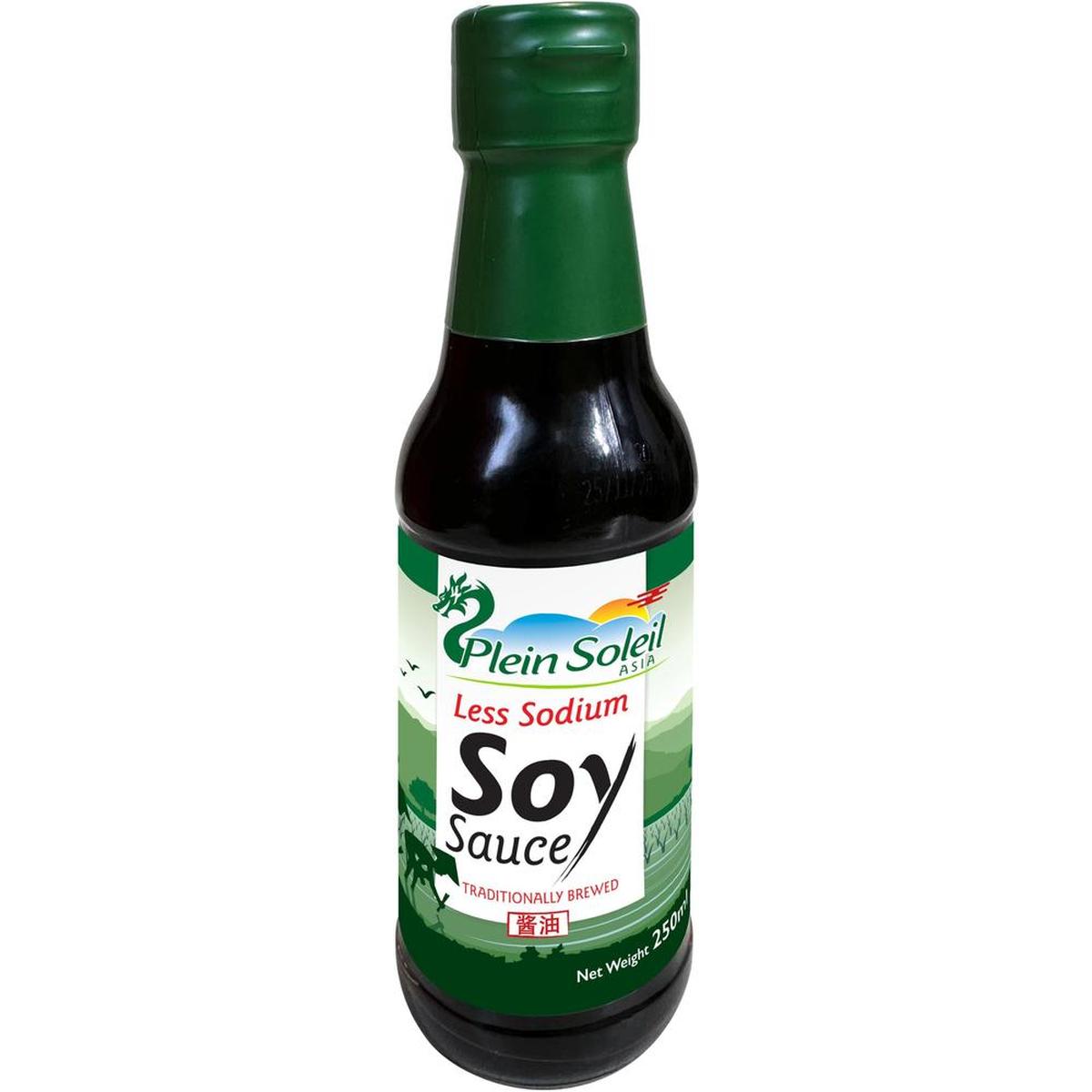 PLEIN SOLEIL SOY SAUCE LESS SODIUM 250ML