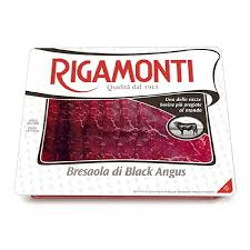 RIGAMONTI BLACK ANGUS BRESAOLA SLICES 90G