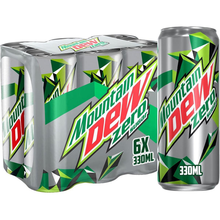MOUNTAIN DEW ZERO SUGAR CAN 330ML