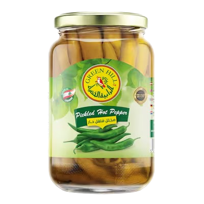 Green Hill Hot Pepper Pickled 660 g