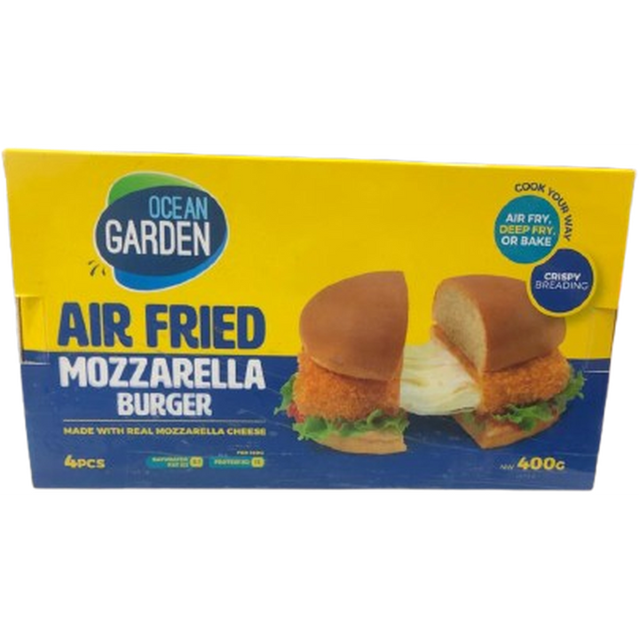 OCEAN GARDEN AIR FRIED MOZZARELLA BURGER 400G
