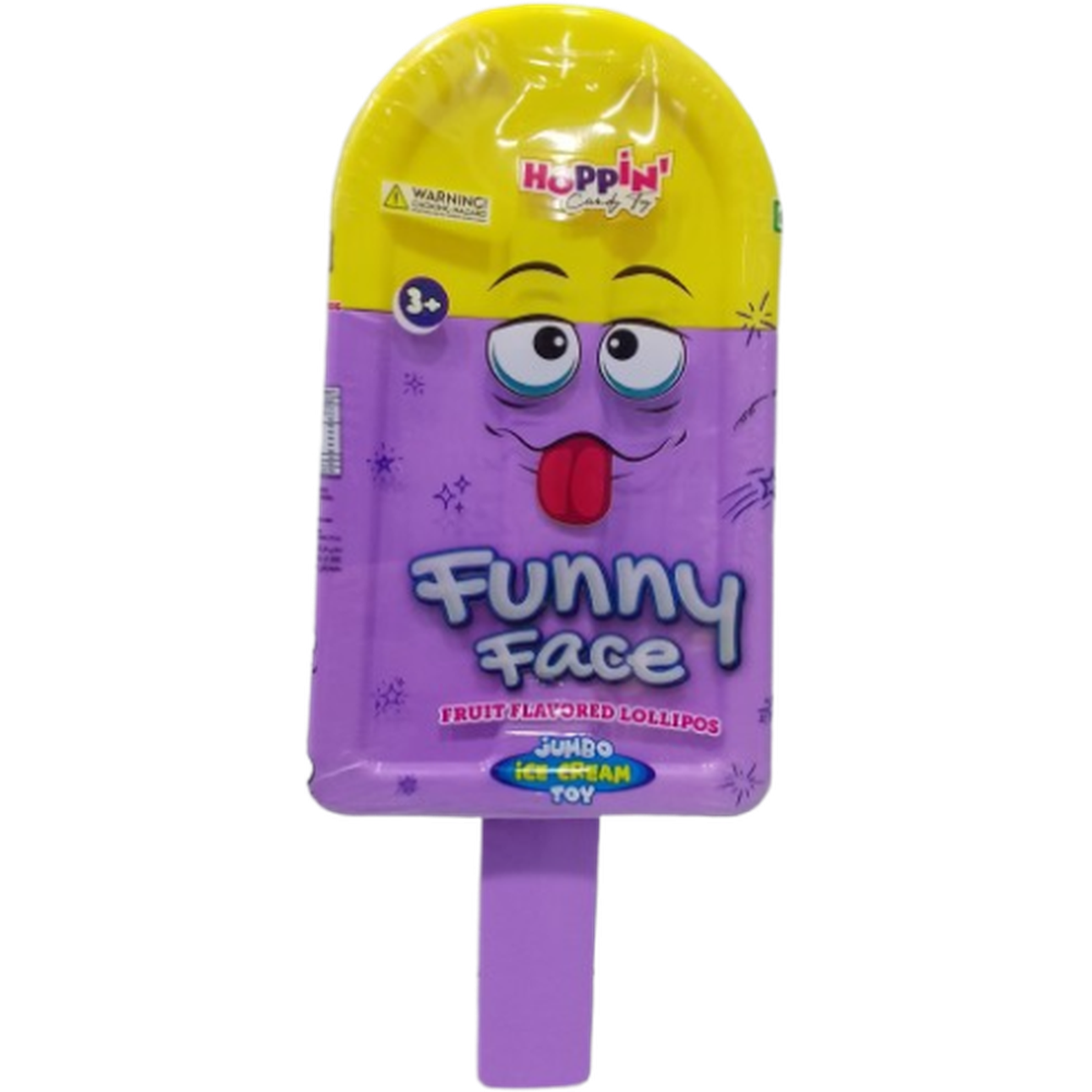 HOPPIN FUNNY FACE 75G JUMBO ICE CREAM TOY