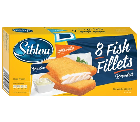 SIBLOU BREADED FISH  FILLETS 400G