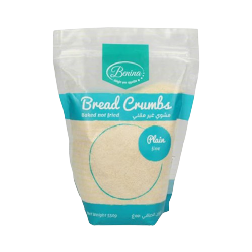 BENINA FINE BREAD CRUMBS PLAIN 550G