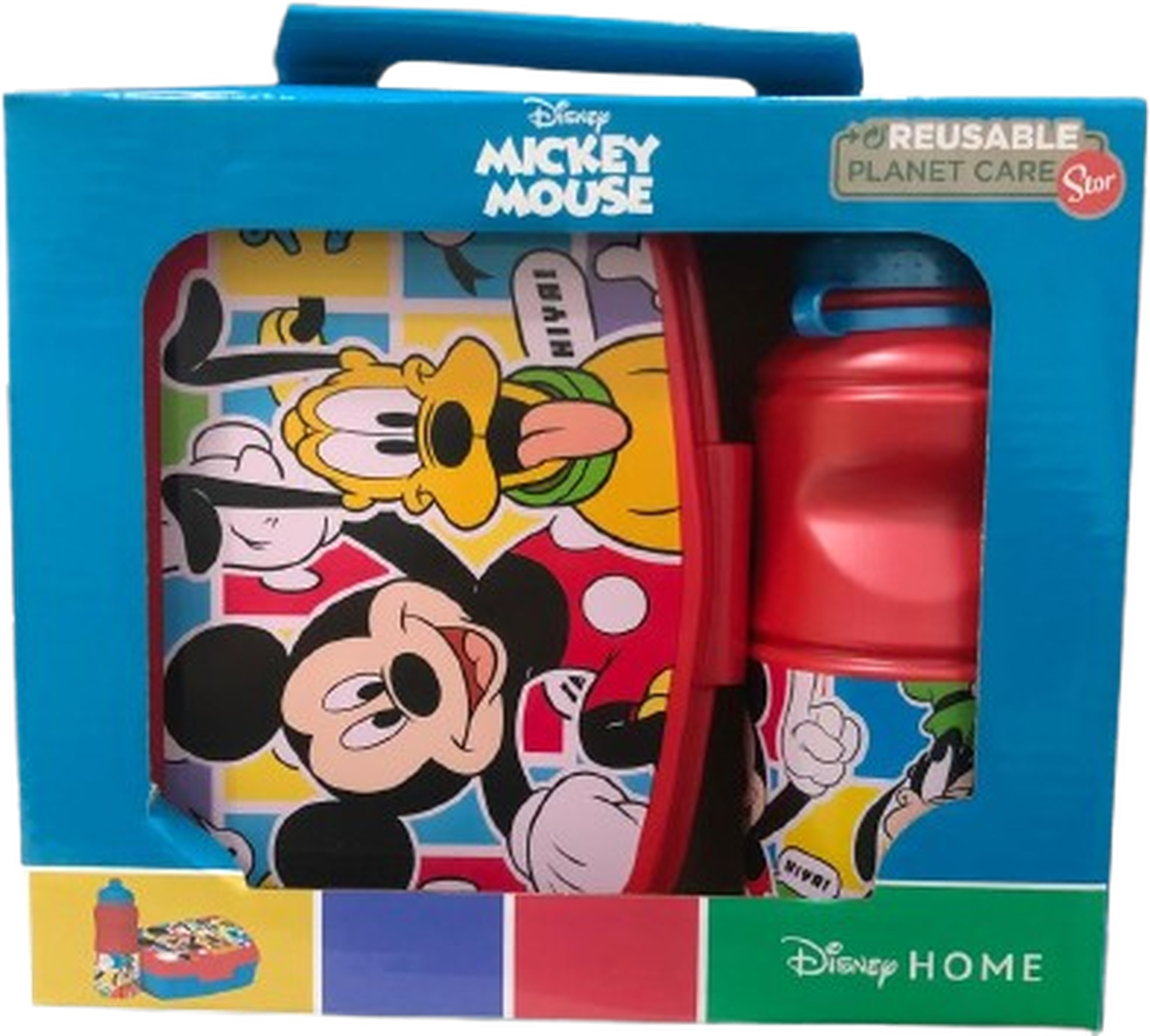 STOR SANDWICH BOX & BOTTLE SET MICKEY MOUSE