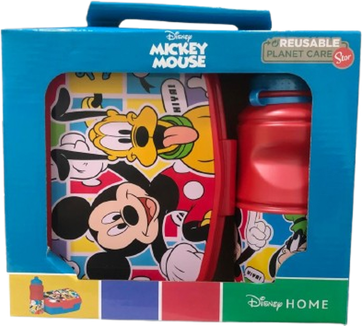 STOR SANDWICH BOX & BOTTLE SET MICKEY MOUSE