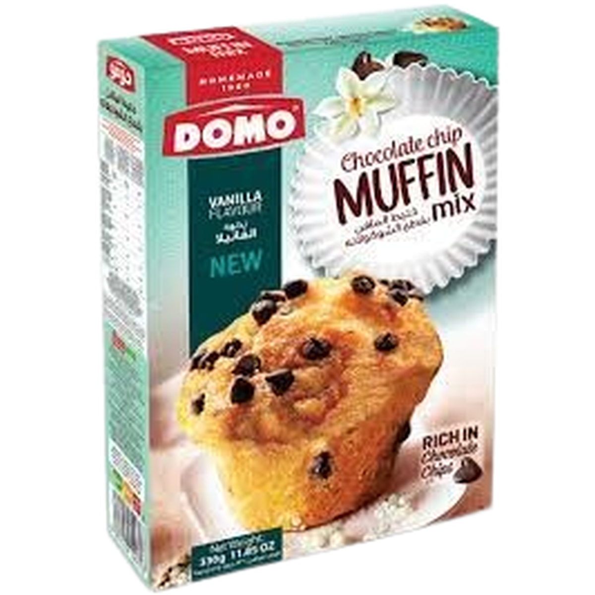 DOMO CAKE MUFFIN MIX VANILLA 336G