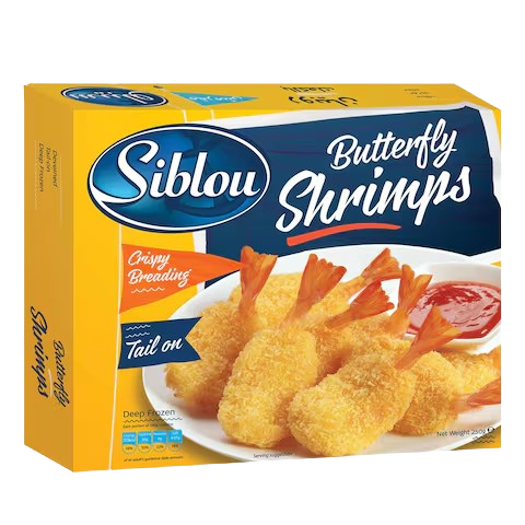 SIBLOU BUTTERFLY SHRIMPS 250G