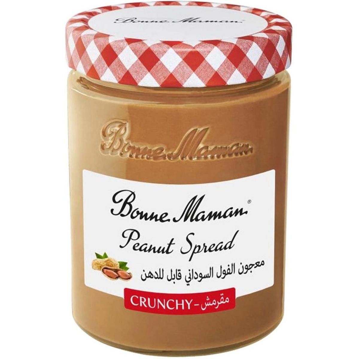 BONNE MAMAN CRUNCHY PEANUT BUTTER 325G