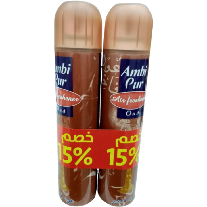 AMBI PUR AIR FRESHENER 300ML*2 OUD -15%