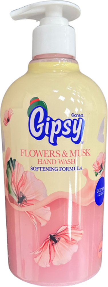 GIPSY FLOWERS & MUSK HAND WASH 500ML
