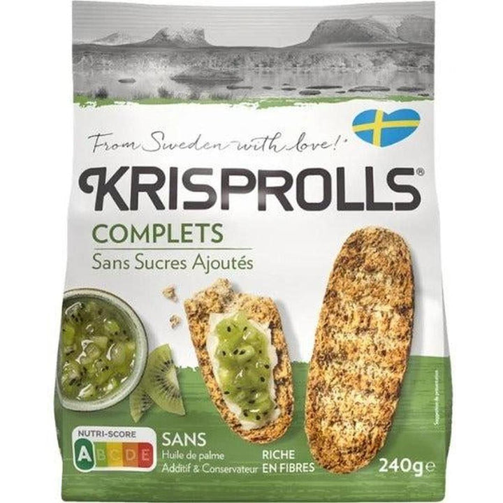 KRISPROLLS SANS SUCRES 240G COMPLETS