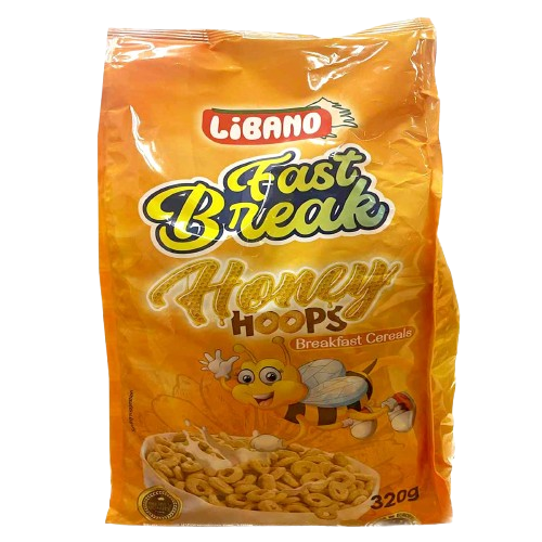 Libano Fast Break Honey Hoops 320g