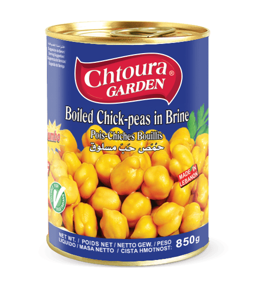 Chtoura Garden Boiled Chickpeas 850g