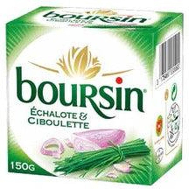 BOURSIN ECHALOTE & CIBOULETTE SHALLOT & CHIVES 150G