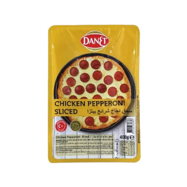 DANET SLICED CHICKEN PEPPERONI 400G